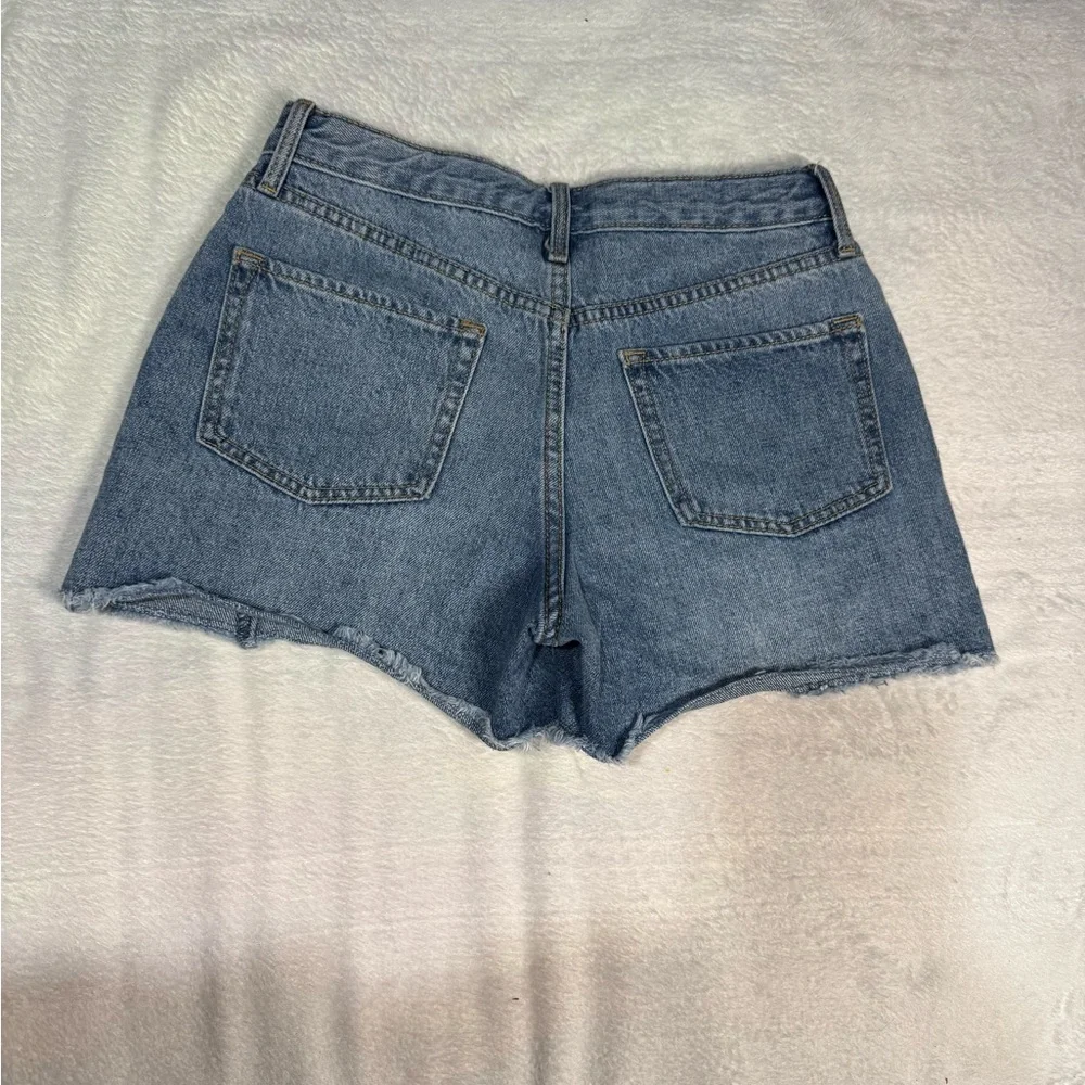 Old Navy Blue High-Waisted Denim Shorts